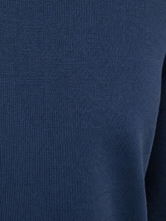 Suitable Merino Pullover V-Neck Denim Blå