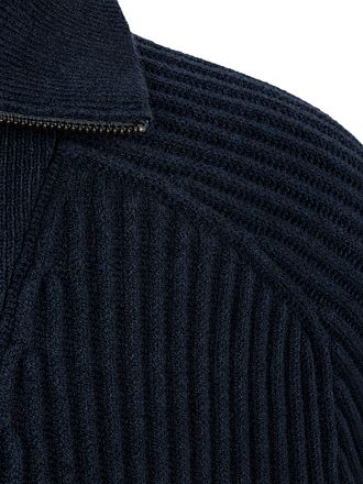 Suitable Half Zip Pullover Sailor Uldblanding Marineblå