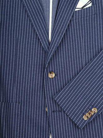 Suitable Sports Jacket Mylo Pinstripe Navy