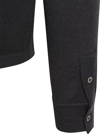 Suitable Kofta Skjorta Merino Antracit