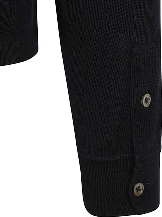 Suitable Kofta Skjorta Merino Marinblå