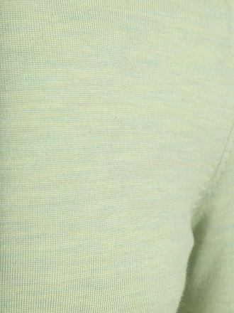 Suitable Merino Half Zip Sweater Light Green