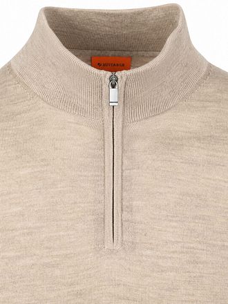 Suitable Merino Half Zip Sweater Sand