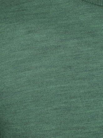 Suitable Merino Half Zip Trui Mid Groen
