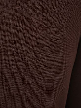 Suitable Merino Rollkragen Pullover Braun