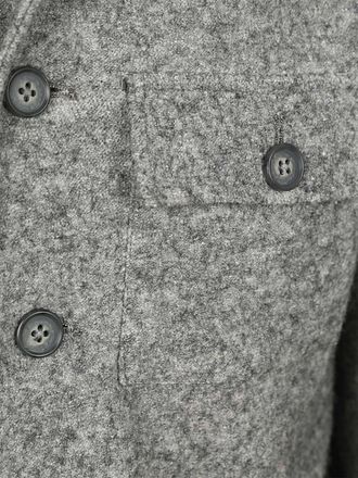 Suitable Overshirt Boiled Wool Blend Grey