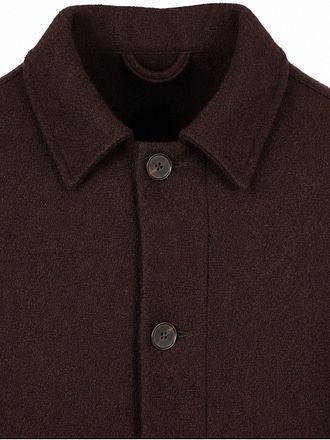 Suitable Overshirt Wool Bouclé Brun