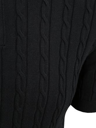 Suitable Respect Polo Maille Torsadée Marine