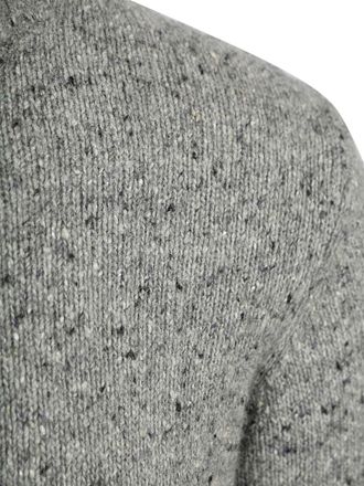 Suitable Polotröja Donegal Tweed Eco Wool Grå
