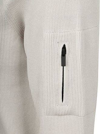 Suitable Pull Demi-Zip Tias Cooldry Knit Greige
