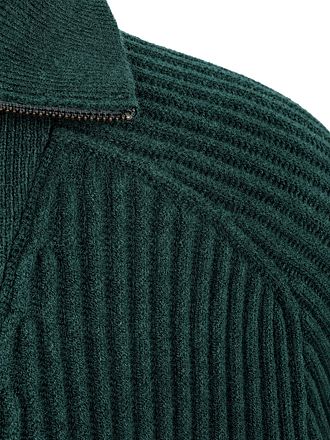 Suitable Pull Half Zip Sailor Wool Blend Vert Foncé