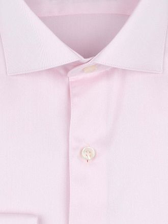 Suitable Shirt Extra Long Sleeves Twill Pink