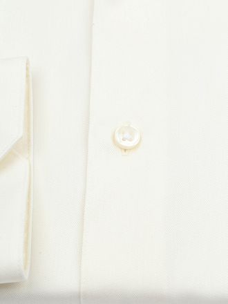 Suitable Skjorte Med Ekstra Lange Ermer Twill Ecru