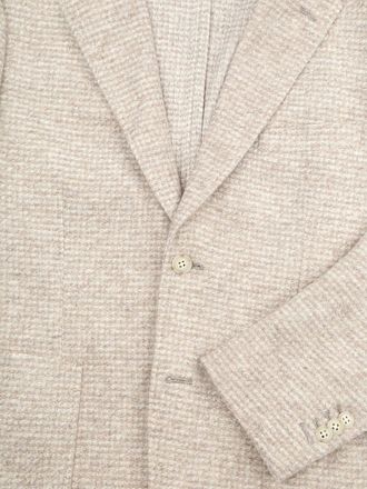 Suitable Strikket Matroskneppet Ufôret Beige