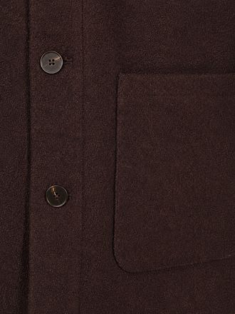 Suitable Surchemise Laine Bouclée Marron