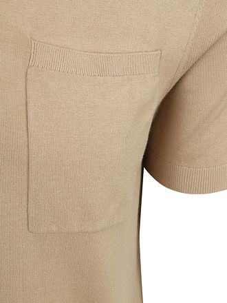 Suitable Knitted T-shirt Pocket Compact Taupe