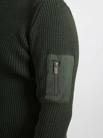 Suitable Mou Half Zip Tröja Mörkgrön