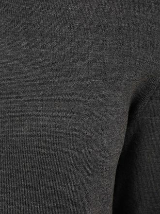 Suitable Merino Pullover V-Hals Antraciet