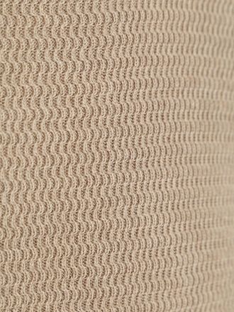 Suitable Turtleneck Pullover Structure Melange Sand
