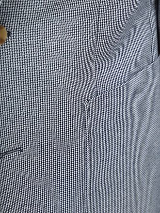 Suitable Veste Fame Pied-de-Poule Marine