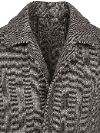 Suitable Manteau Longsaddle Herringbone Marron
