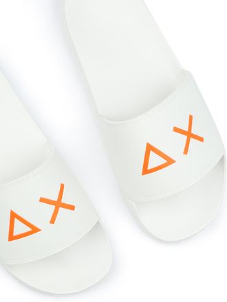 Sun68 Tøfler Logo Bianco Hvit
