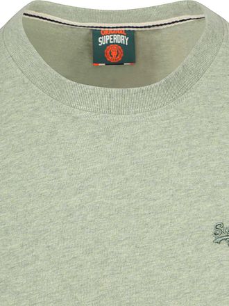 Superdry Essential T-Shirt Melange Grün
