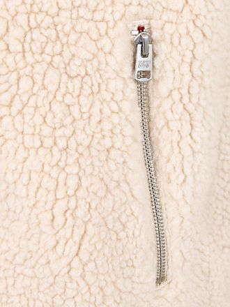 Superdry Veste Vintage Retro Fleece Blanc Cassé