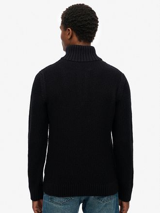 Superdry Half Zip Genser Jacob Cable Marine