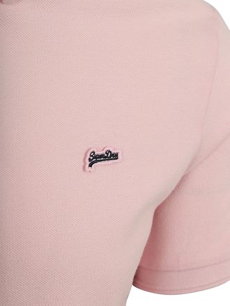 Superdry Polo Pique Klassisk Montauk Rosa