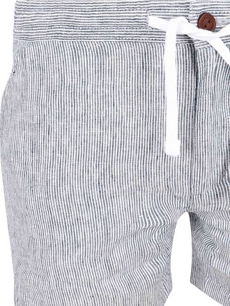 Superdry Short Linen Merchant Blue Stripes