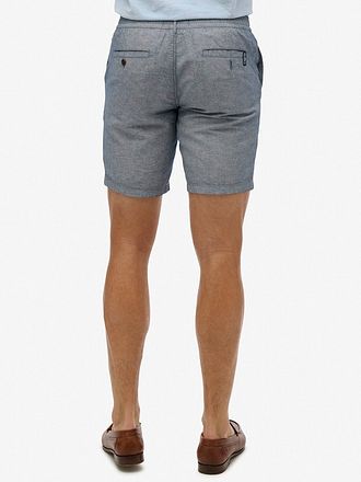 Superdry Shorts Linen Merchant Navy Stripe