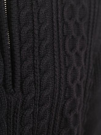 Superdry Tröja Halvzip Jacob Cable Marinblå