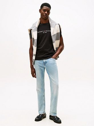 Tommy Hilfiger Logo T-skjorte Svart
