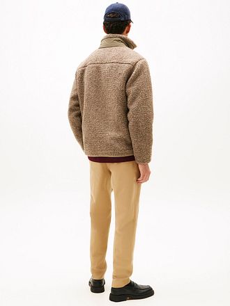 Tommy Hilfiger Cardigan Teddy Fleece Taupe