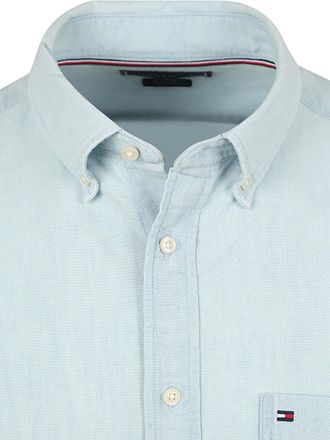 Tommy Hilfiger Chambray Skjorte Lyseblå