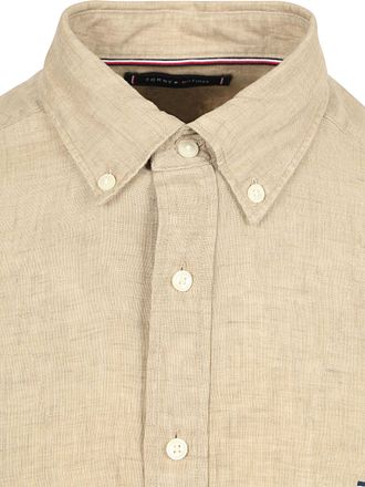 Tommy Hilfiger Chemise De Lin Beige