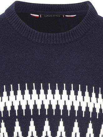 Tommy Hilfiger Fairisle Pull Impression Marine