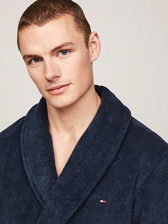 Tommy Hilfiger Morgonrock Mörkblå