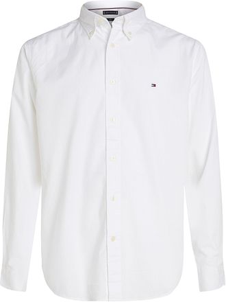 Tommy Hilfiger Poplin Skjorta Flex Vit