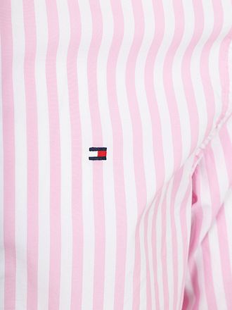 Tommy Hilfiger Poplin Skjorta Randig Rosa