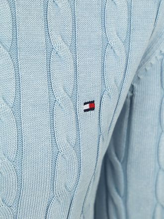 Tommy Hilfiger Pullover Cable Light Blue
