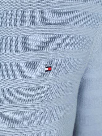 Tommy Hilfiger Pullover Halfzip Structure Indigo