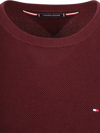 Tommy Hilfiger Structure Pullover Burgundy