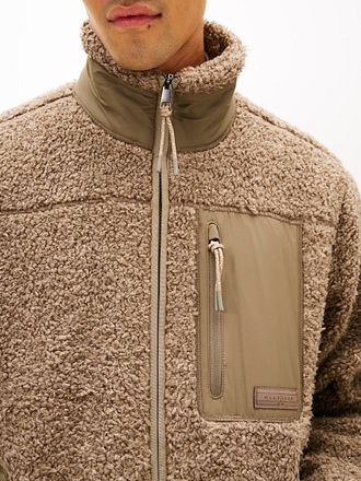 Tommy Hilfiger Vest Teddy Fleece Taupe