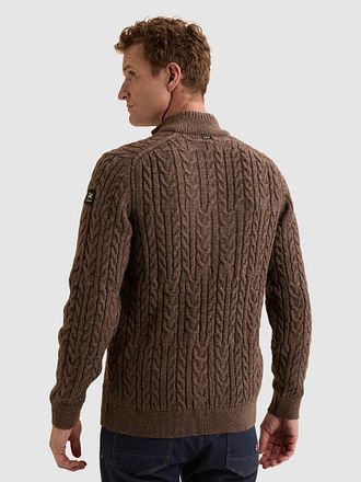Vanguard Pullover Half Zip Wol Blend Moonscape