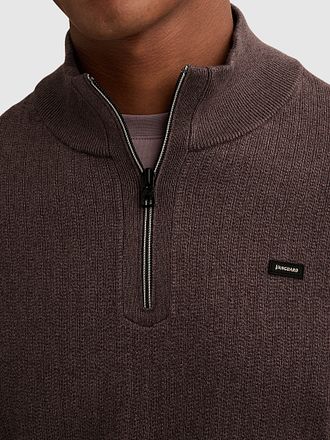 Vanguard Sweter Half Zip Structure Moonscape
