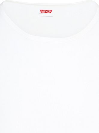 Levi's T-Shirt Solid Crew Weiß 2-Pack