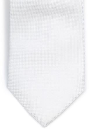 Suitable Silk Tie White