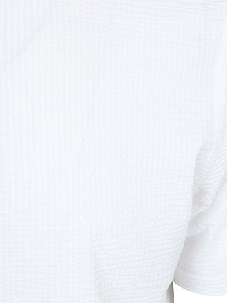 R2 Shirt Seersucker Short Sleeves White